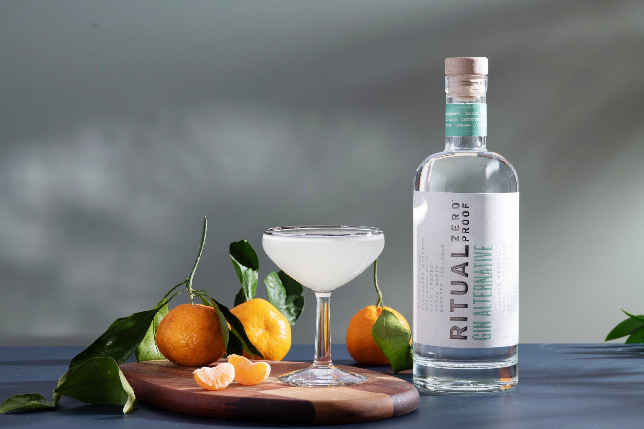 Ritual Zero Proof Non-Alcoholic Gin Gimlet Alcohol Free Spirits