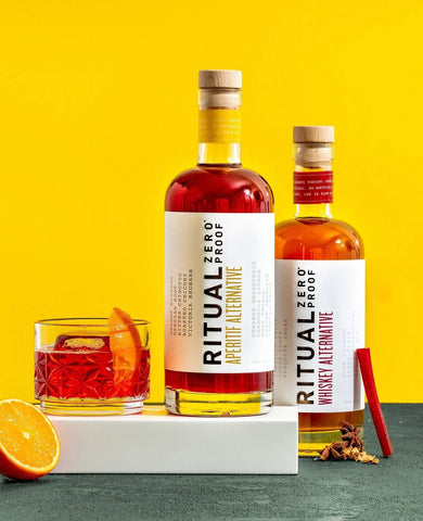 Ritual Zero Proof Non-Alcoholic Boulevardier Cocktail Bundle
